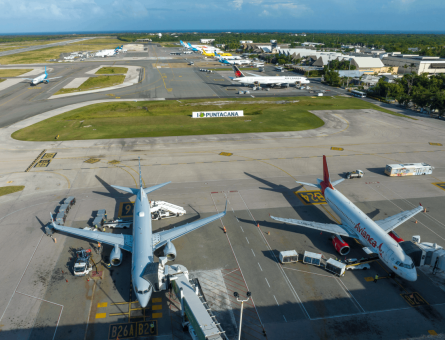 Aeropuerto de Punta Cana (PUJ) alcanza un nuevo r&eacute;cord hist&oacute;rico con 896 vuelos semanales y consolida su liderazgo en la regi&oacute;n