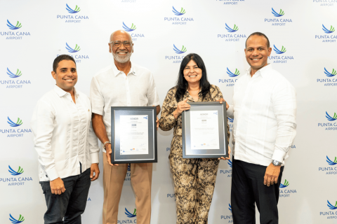 El Aeropuerto de Punta Cana (PUJ) renueva su sello de excelencia global y consolida su liderazgo en sostenibilidad y calidad con la recertificaci&oacute;n de las normas internacionales ISO 9001:2015 e ISO 14001:2015