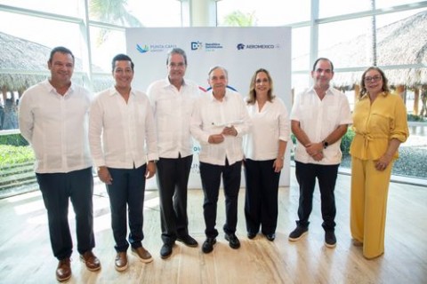 Aeroméxico alcanza su estación número 100 con la apertura de su nueva ruta hacia Punta Cana